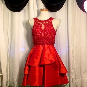 Short Red Prom Dress